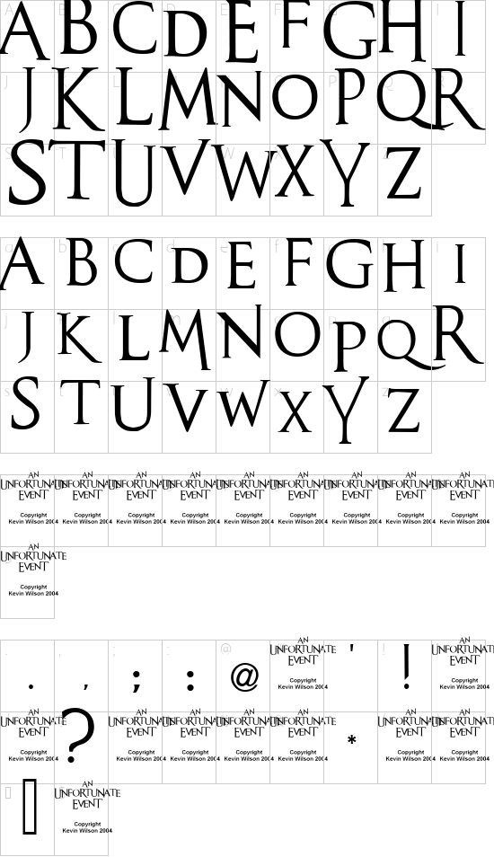 character map