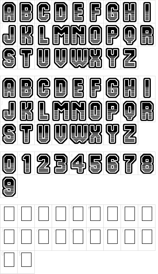 character map