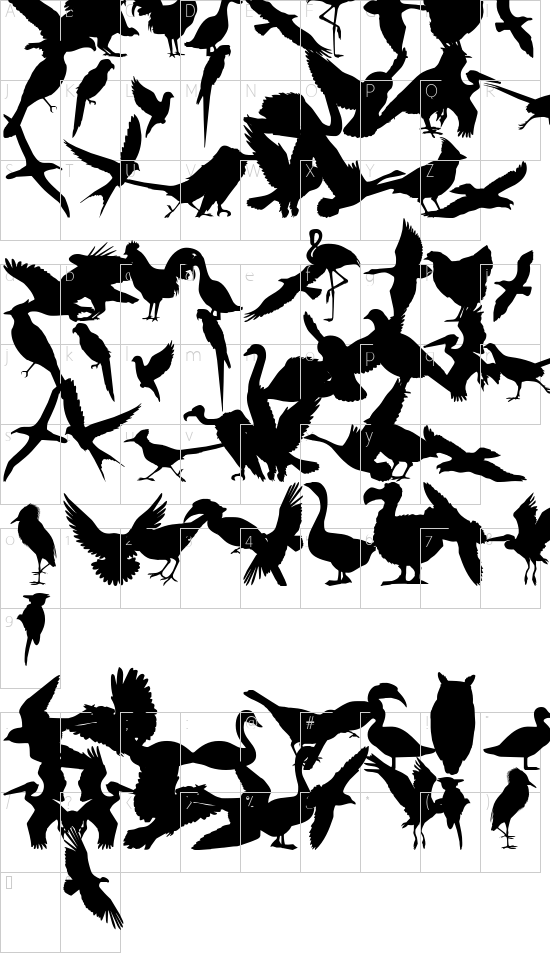 character map