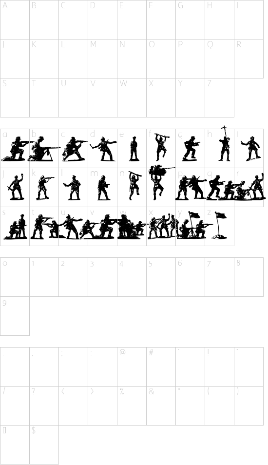 character map