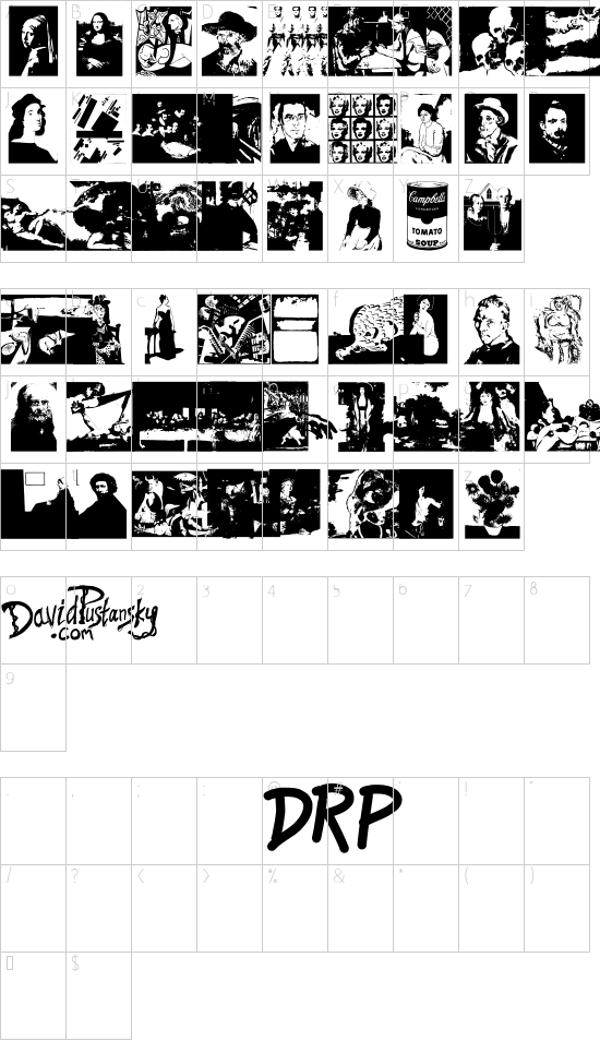 character map