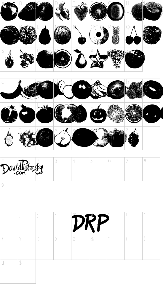 character map