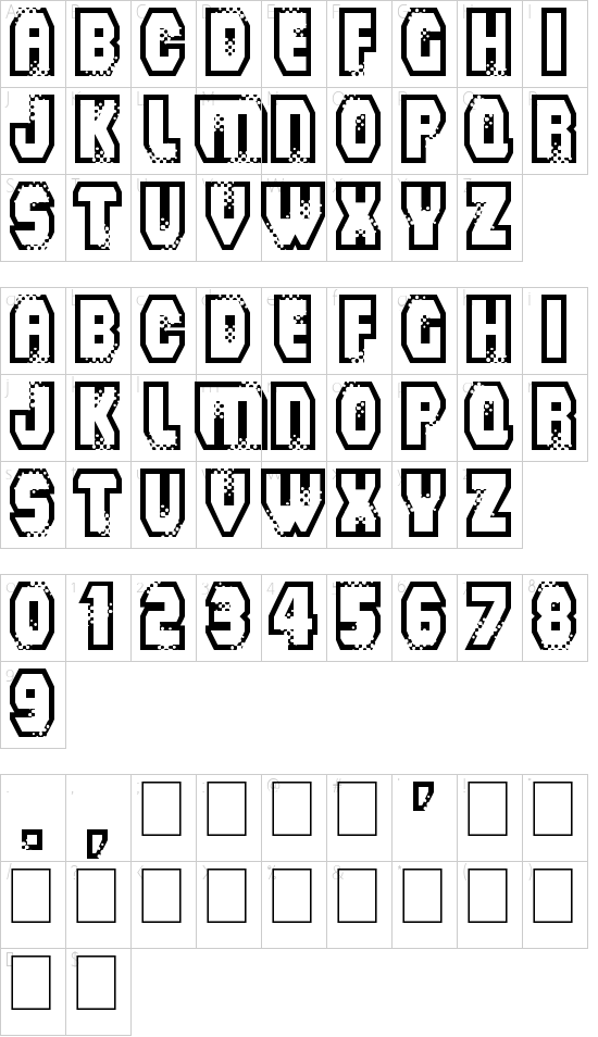 character map