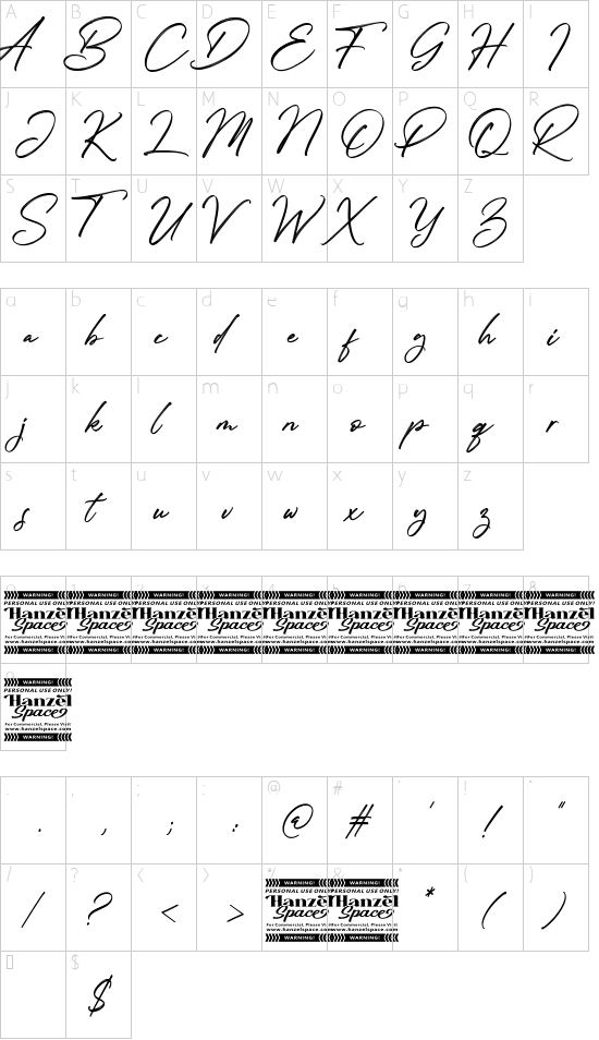character map