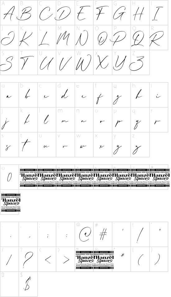 character map