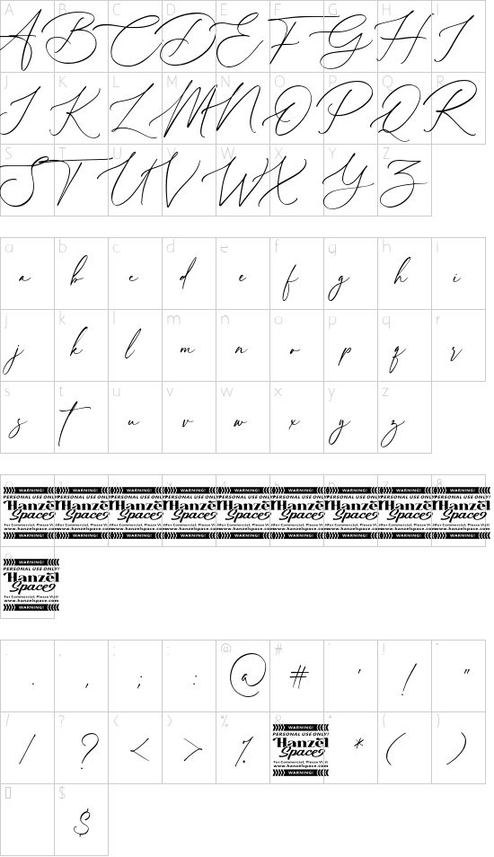 character map