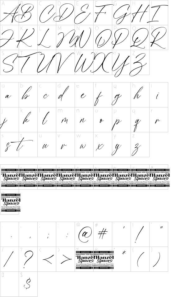 character map