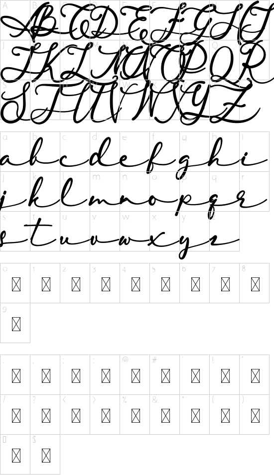 character map