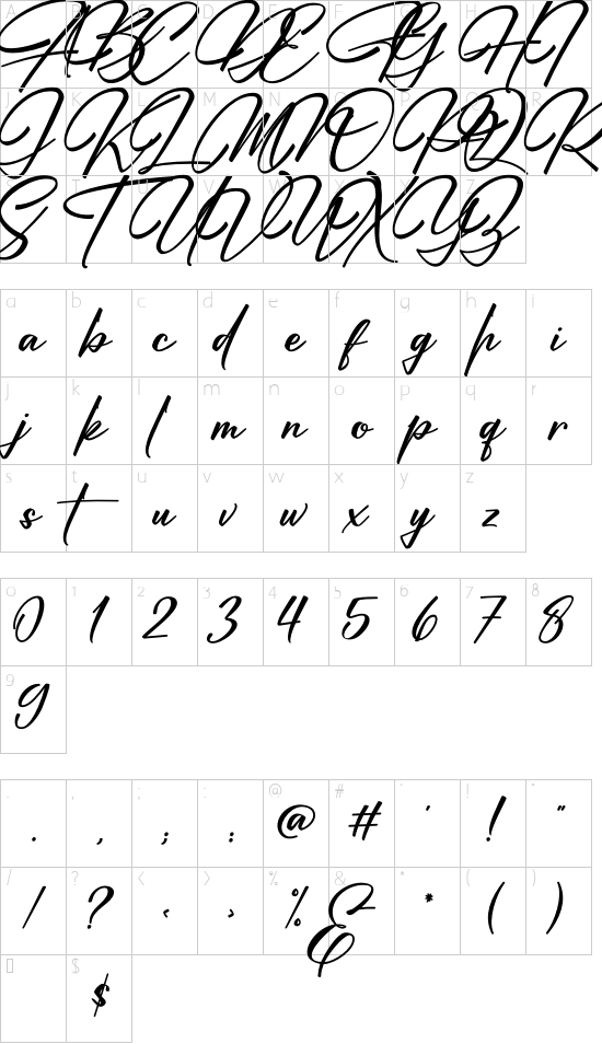 character map