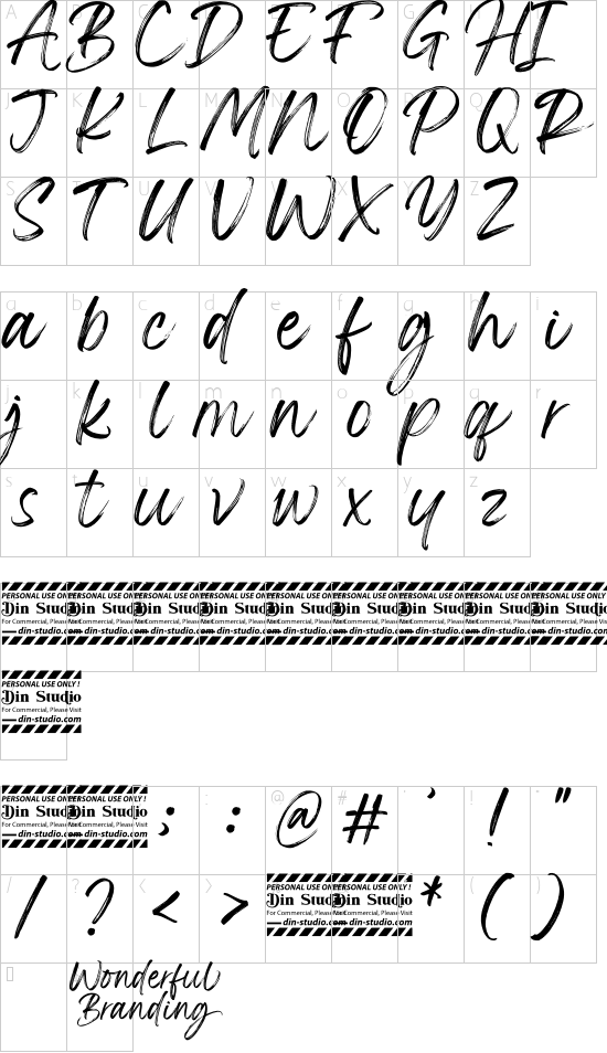 character map