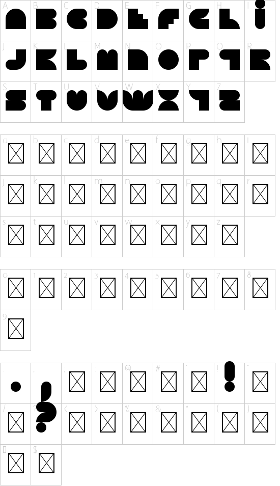 character map