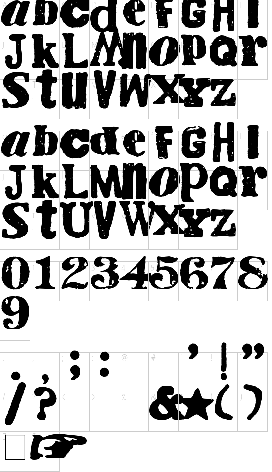 character map