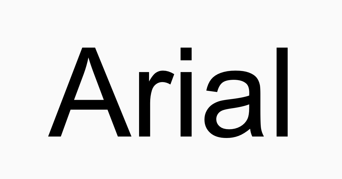 arial single line font free download